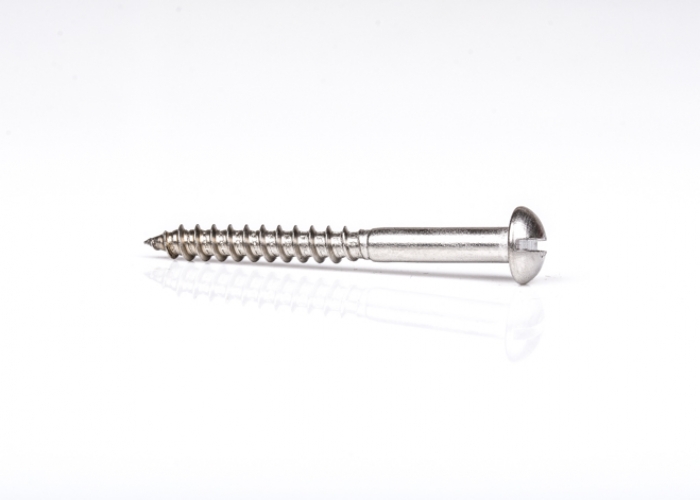 A2 Stainless Steel Slotted RAISED Head Wood Screws VARIOUS SIZE OPTIONS